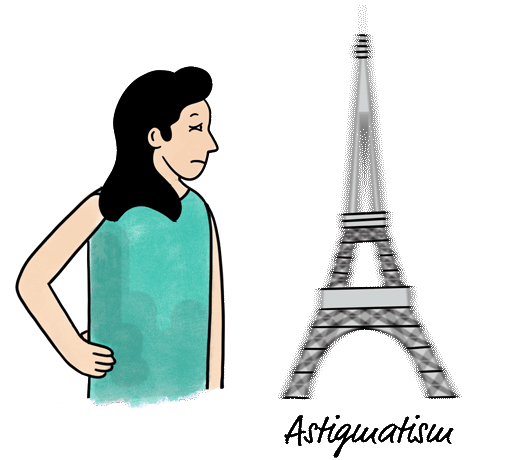 graphic of a woman and the eiffel tower